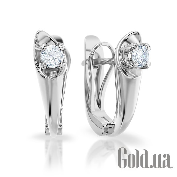 

Серьги Украина, Золотые серьги с бриллиантами