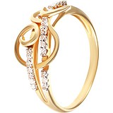 Женское золотое кольцо с бриллиантами, 1685265