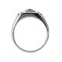 Мужское серебряное кольцо с сапфиром - фото 3