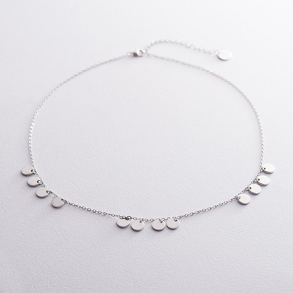 Серебряное колье