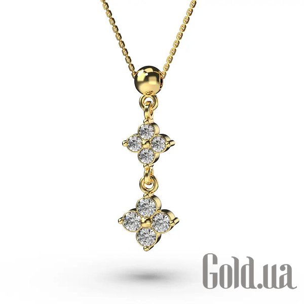 

Женский кулон Украина, Золотой кулон с цепочкой с бриллиантами