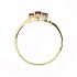 Женское золотое кольцо с рубинами и бриллиантами - фото 4