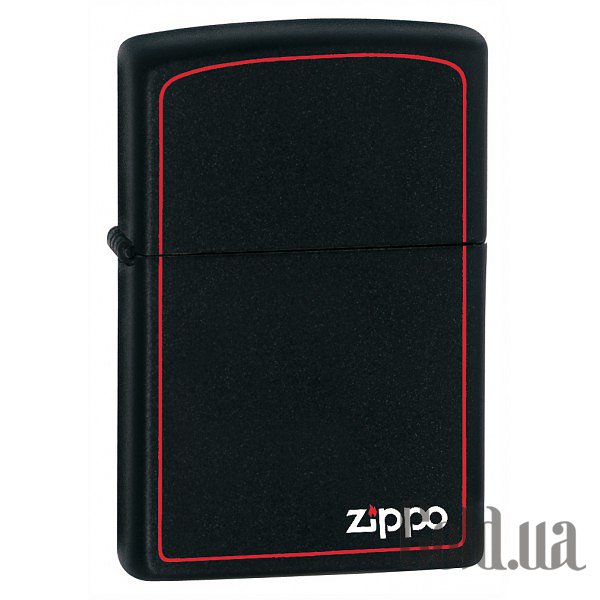 Купити Zippo black matte with zippo 218 ZB