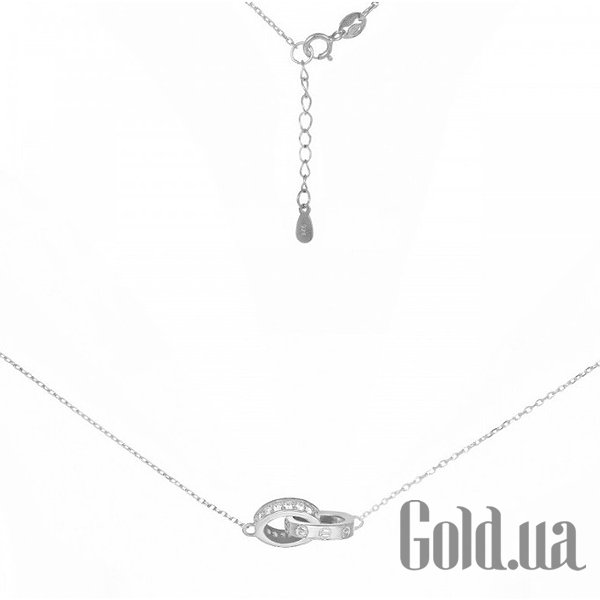 

Женские колье Silvex925, Серебряное колье с куб. циркониями, 40