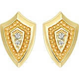 Золотые серьги с бриллиантами, 1554450