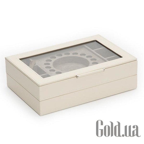 

Шкатулка Wolf, Шкатулка для украшений Sophia Set of 2 Stackable Tray Ivory 392153
