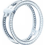 Женское серебряное кольцо с куб. циркониями, 1669138