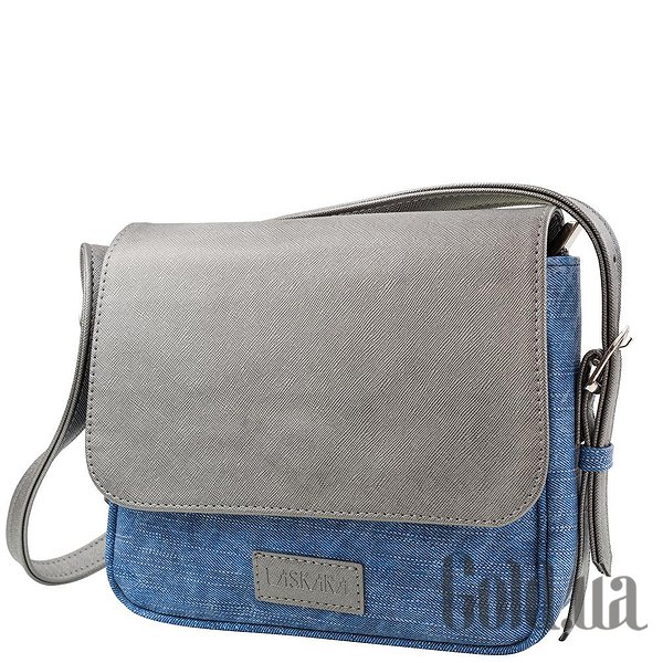 

Сумки женские Laskara, Синий;серый, Женская сумка LK-10245-silver-denim