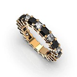 Золотое обручальное кольцо с бриллиантами, 1768210