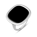 Купить Женское серебряное кольцо с ониксом (2125891) по цене 3312 грн., в каталоге магазина Gold.ua