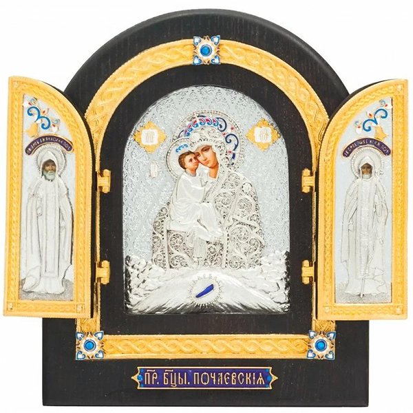 Складень "Богоматерь Почаевская" 0103037003S