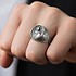 Мужское серебряное кольцо - фото 5