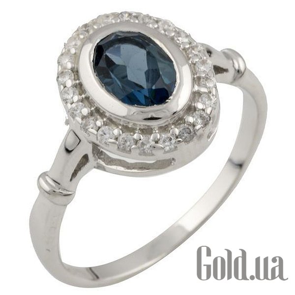 

Женские кольца Fresh Jewelry, Женское серебряное кольцо с топазом и куб. циркониями, 16.5