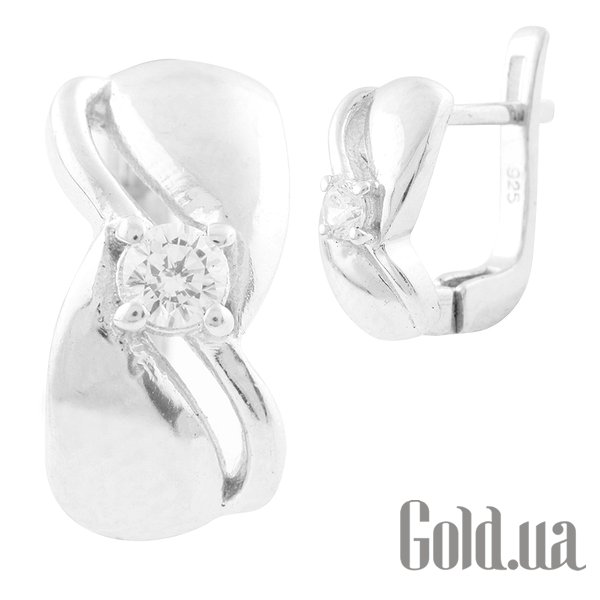 

Серьги Fresh Jewelry, Серебряные серьги с куб. циркониями