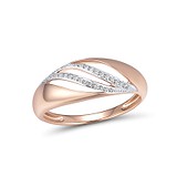 Женское золотое кольцо с бриллиантами, 1692435