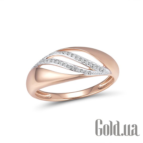 

Кольцо Lurie Jewelry, Женское золотое кольцо с бриллиантами, 16.5