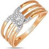 Женское золотое кольцо с бриллиантами, 1703443