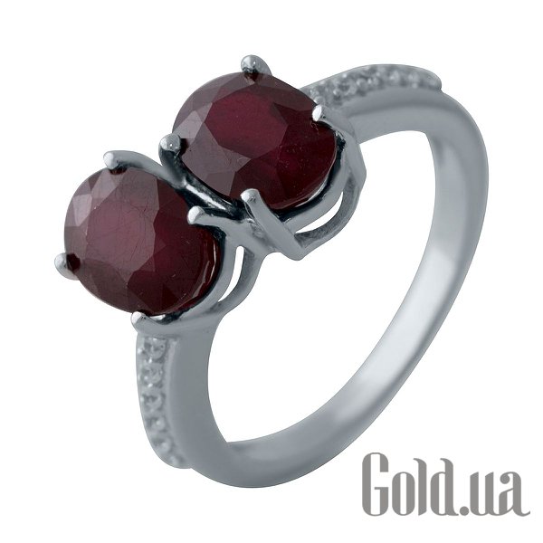 

Женские кольца Fresh Jewelry, Женское серебряное кольцо с рубинами и куб. циркониями, 17.5