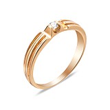 Золотое кольцо с бриллиантом, 1744659