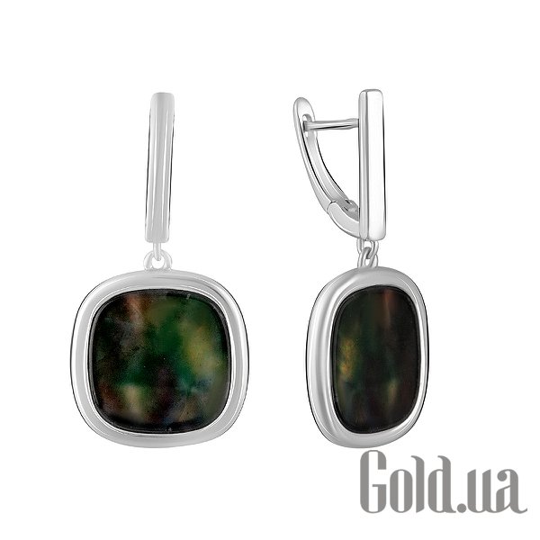 

Серьги с подвесками Fresh Jewelry, Серебряные серьги с аммолитами