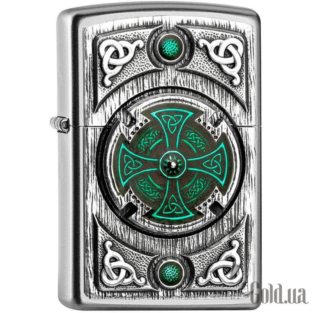 Zippo Зажигалка Celtic Green Cross Emblem 2005167 2005167