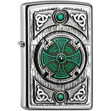 Zippo Зажигалка Celtic Green Cross Emblem 2005167, 1799187