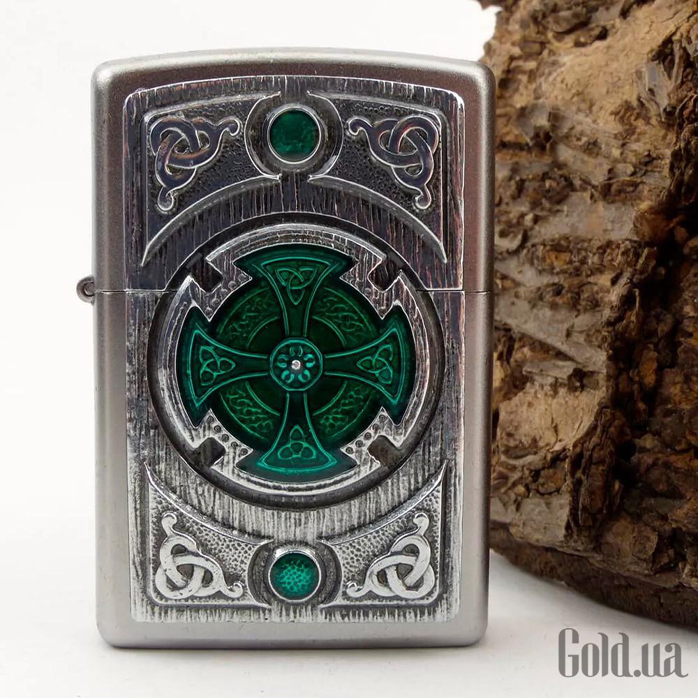 Zippo Зажигалка Celtic Green Cross Emblem 2005167 2005167 – изображение 2