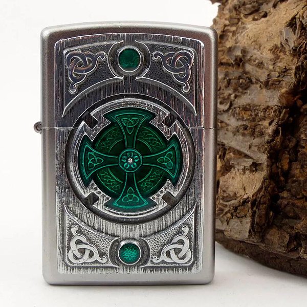 Zippo Зажигалка Celtic Green Cross Emblem 2005167 2005167 – изображение 2