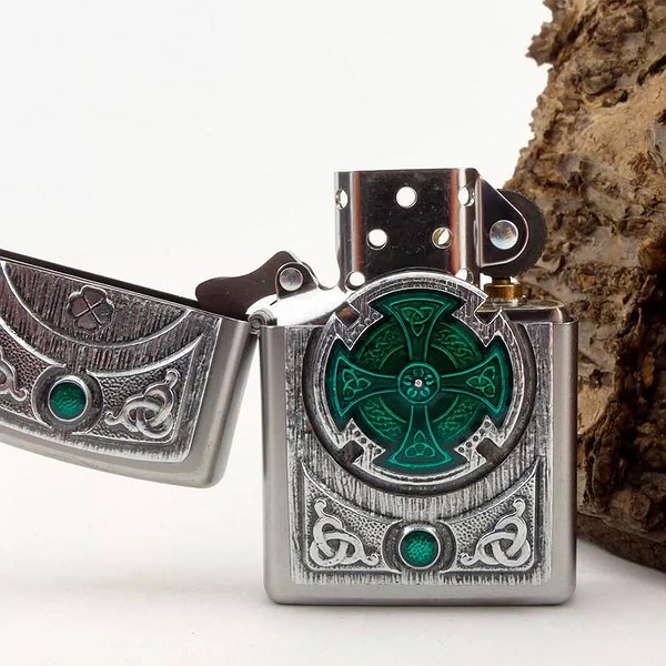 Zippo Зажигалка Celtic Green Cross Emblem 2005167 2005167 – изображение 3