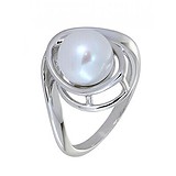 Женское серебряное кольцо с жемчугом, 1546260