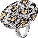 Женское серебряное кольцо с куб. циркониями, 1670420
