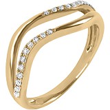 Женское золотое кольцо с бриллиантами, 1673236