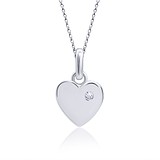 UMa&UMi Срібний кулон з Swarovski Zirconia, 1695252