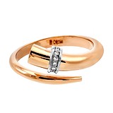 Женское золотое кольцо с бриллиантами, 1765140