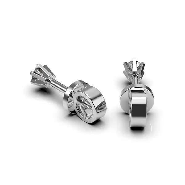Золотые серьги с бриллиантами lun316621121b – изображение 3