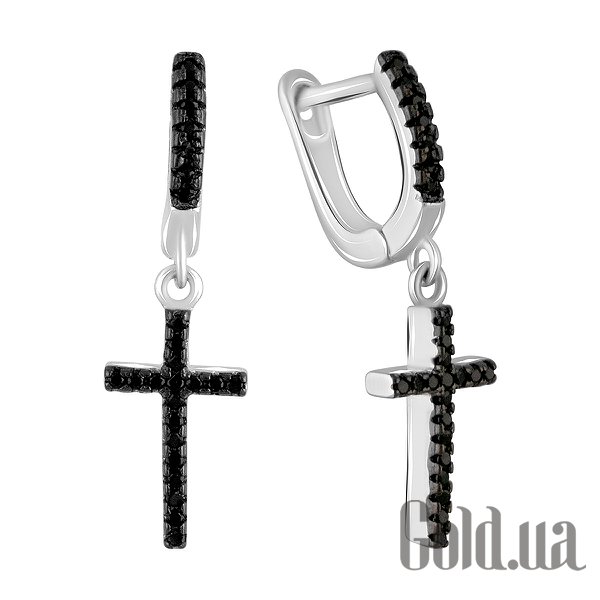 

Серьги с подвесками Fresh Jewelry, Серебряные серьги с куб. циркониями