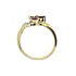 Женское золотое кольцо с рубинами и бриллиантами - фото 3