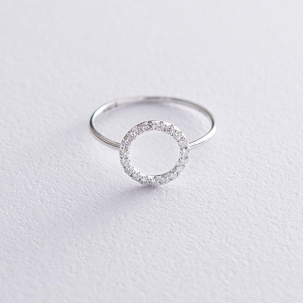 Женское золотое кольцо с бриллиантами