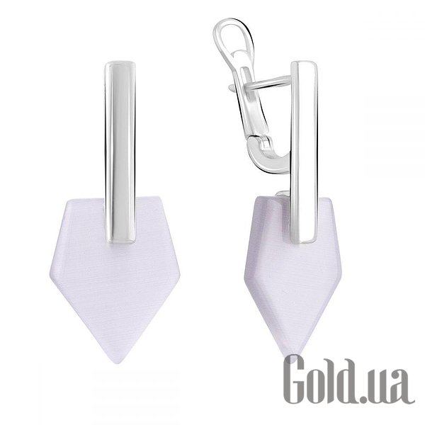 

Серьги Fresh Jewelry, Серебряные серьги с кошачим глазом