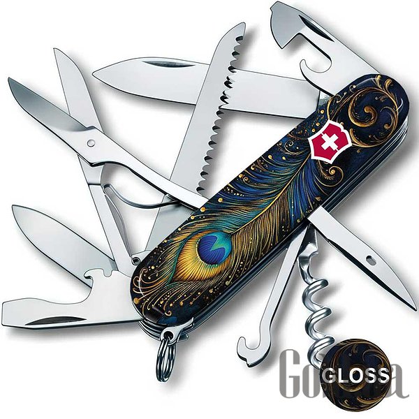 

Нож Victorinox, Мультитул Huntsman Design Vx13713.3_R2120pk