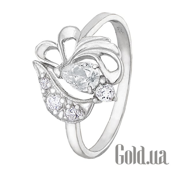 

Женские кольца Silvex925, Женское серебряное кольцо с куб. циркониями, 15.5