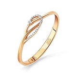 Женское золотое кольцо с бриллиантом, 1512981