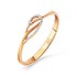 Женское золотое кольцо с бриллиантом - фото 1