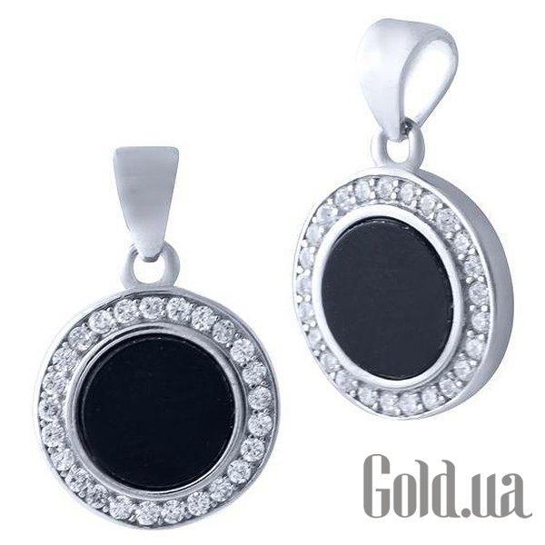 

Женские кулоны Fresh Jewelry, Серебряный кулон с куб. циркониями и ониксом