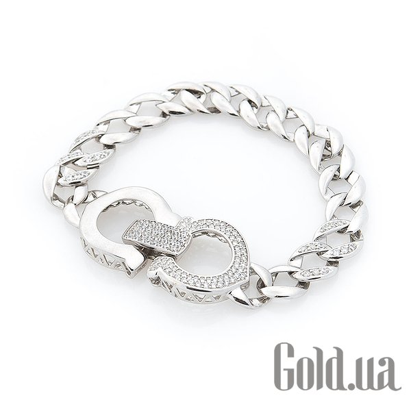 

Женские браслеты Украина, Женский серебряный браслет с куб. циркониями, 18
