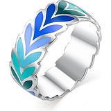 Женское серебряное кольцо с эмалью, 1651733