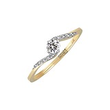 Золотое кольцо с бриллиантами, 1690389
