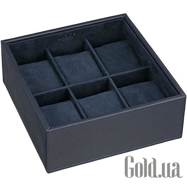 

Шкатулка для часов Wolf, Шкатулка для часов Stackable 6 pcs Watch Tray Navy 309717