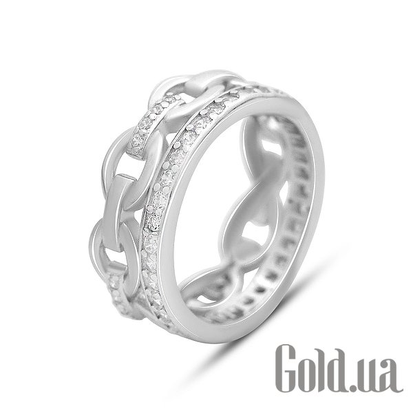

Женские кольца Fresh Jewelry, Женское серебряное кольцо с куб. циркониями, 17