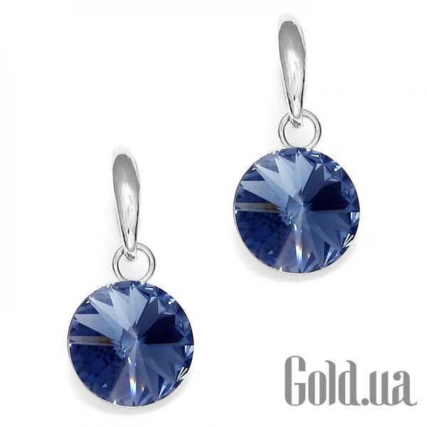 

Серьги с подвесками Spark, Стальной, Серьги с кристаллами Swarovski
